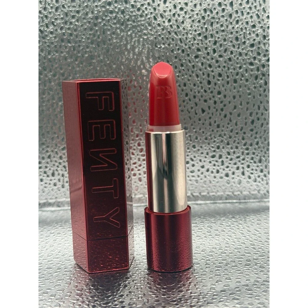 FENTY BEAUTY KISSIN KUTIE 15 LIPSTICK SEMI MATTE REFILLABLE CASE